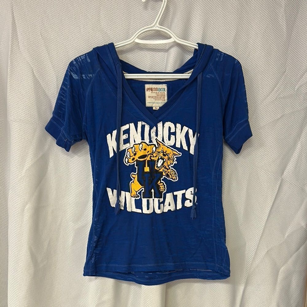 Pressbox Blue Kentucky Wildcats Sweatshirt